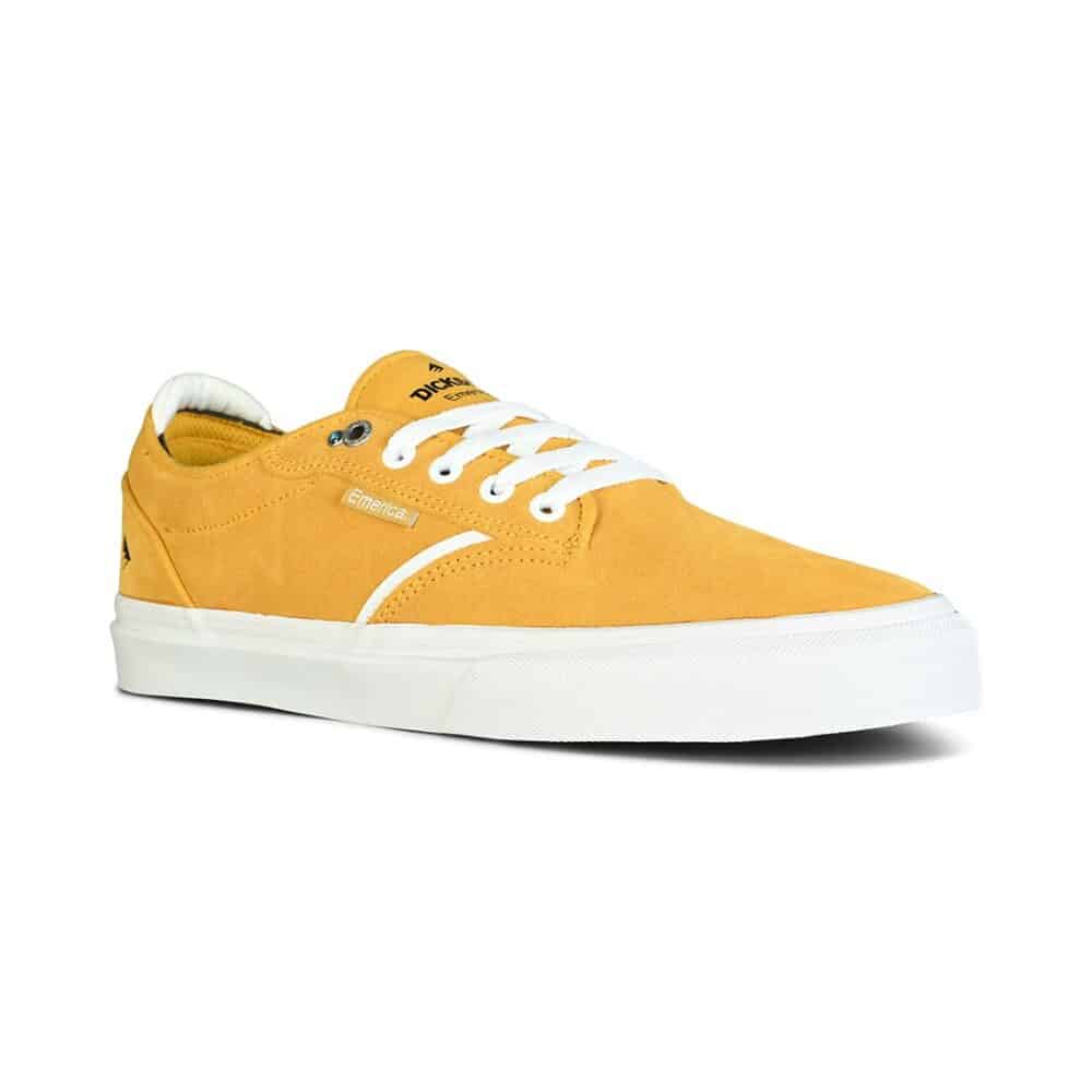 Emerica Dickson Skate Shoes - Mustard