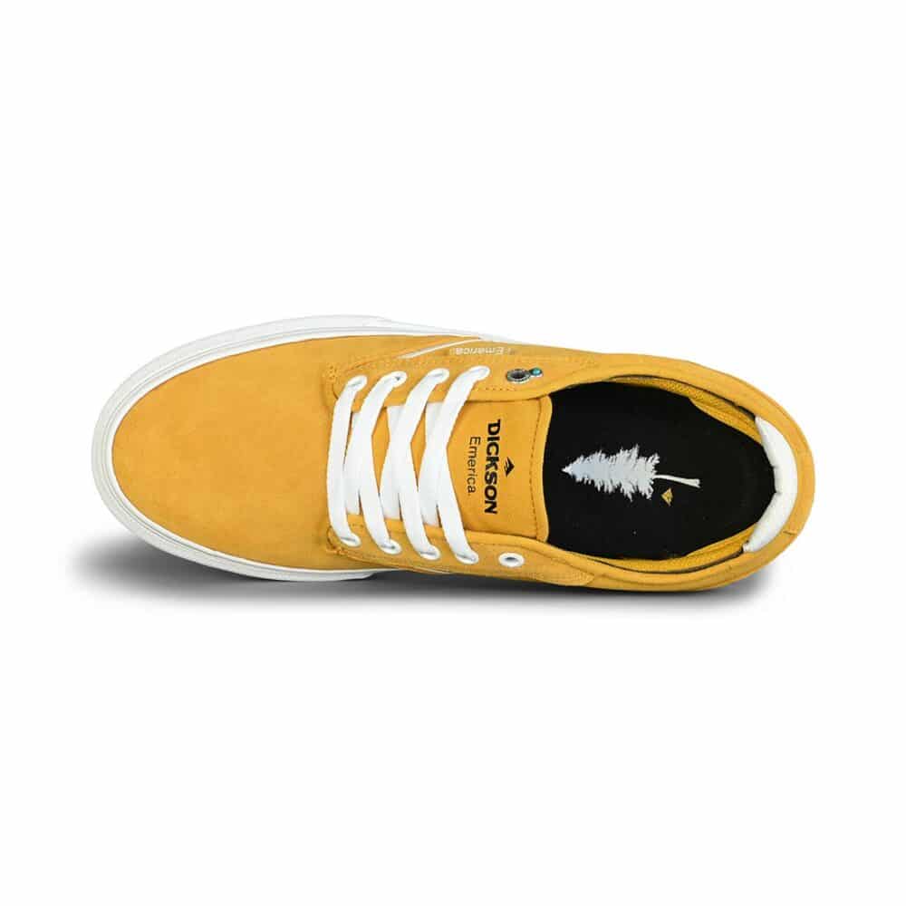 Emerica Dickson Skate Shoes - Mustard