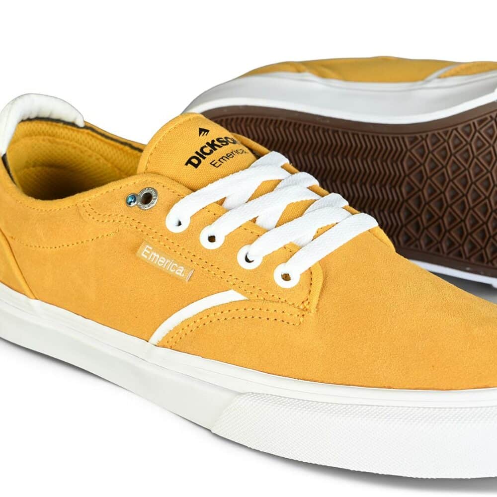 Emerica Dickson Skate Shoes - Mustard