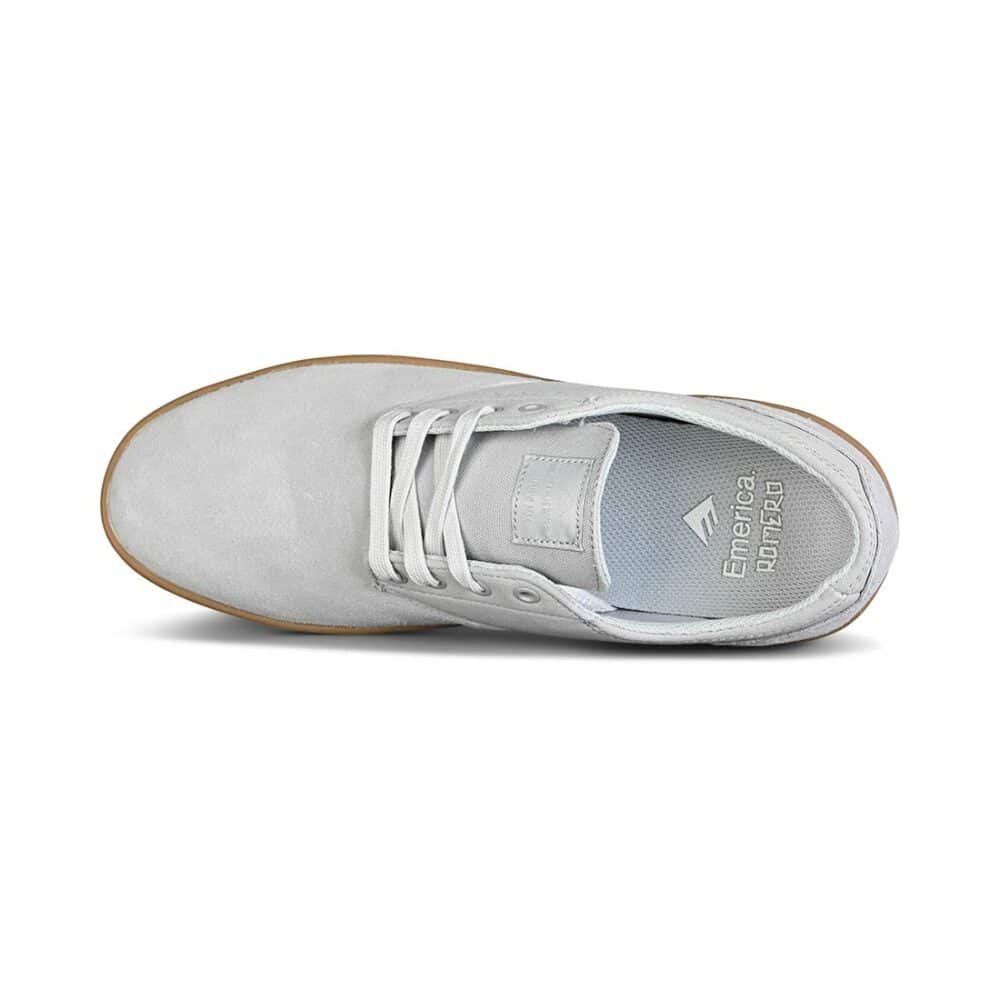 Emerica Romero Laced Skate Shoes - Grey/White/Gold