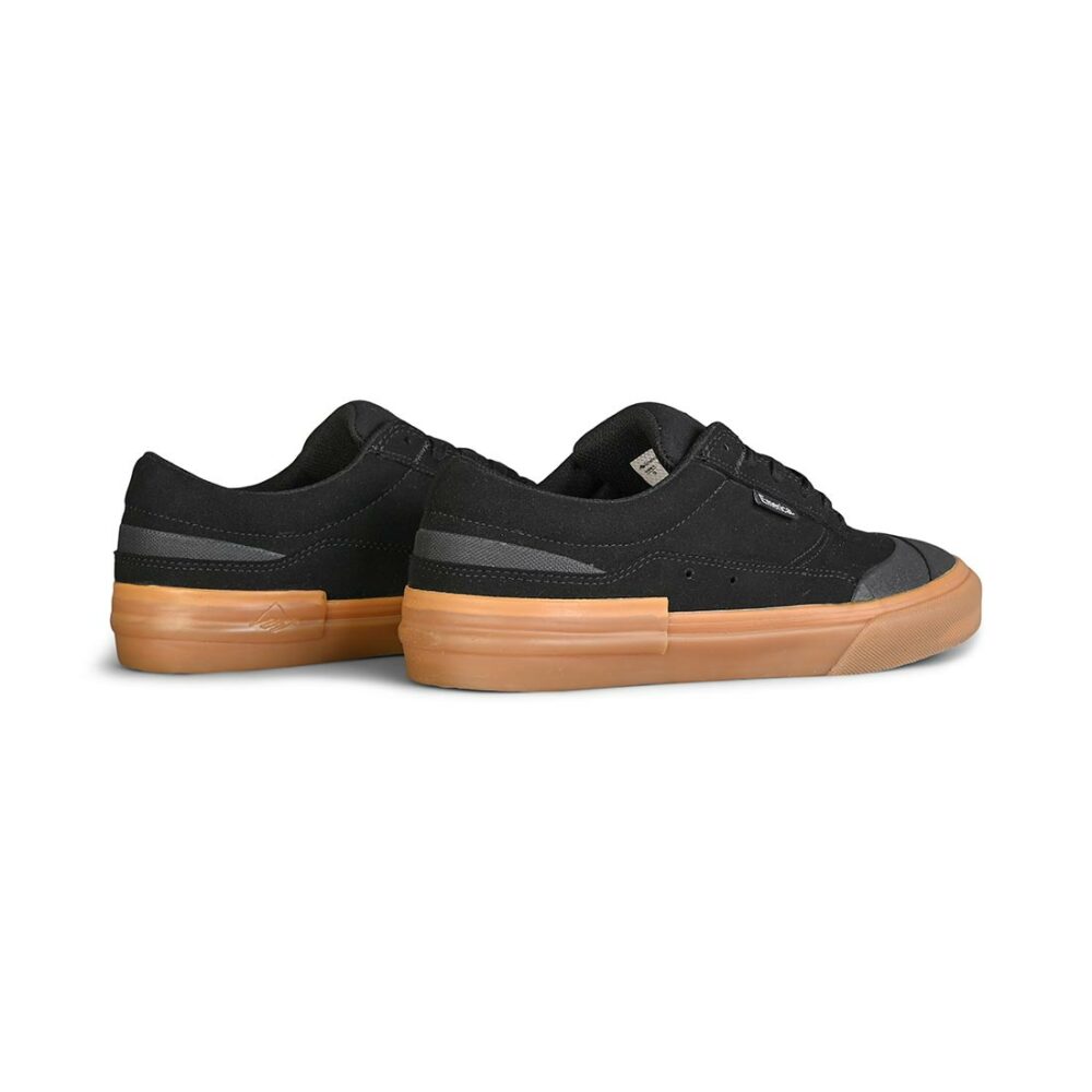 Emerica Vulcano Skate Shoes - Black/Grey/Gum