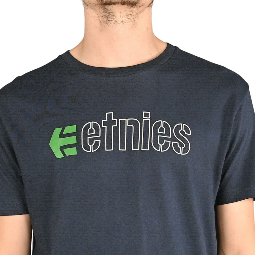Etnies Ecorp S/S T-Shirt - Navy/White