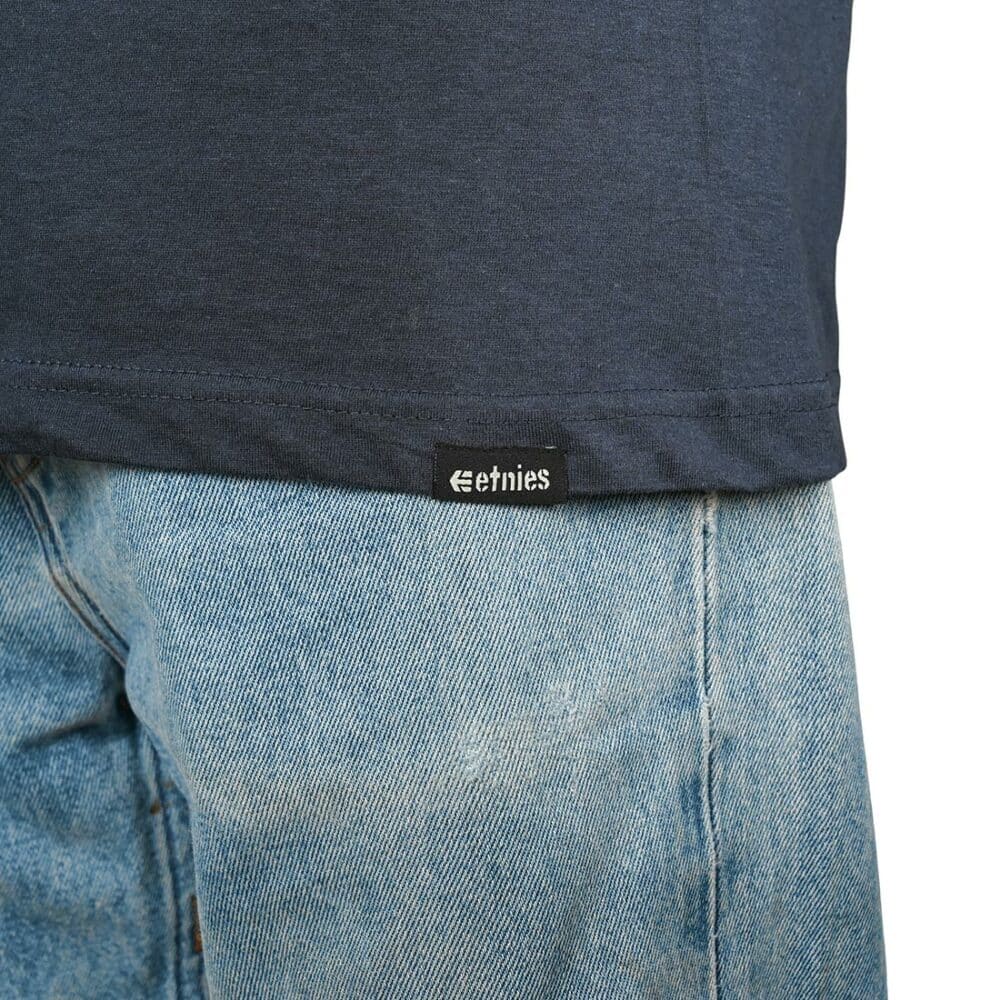 Etnies Ecorp S/S T-Shirt - Navy/White