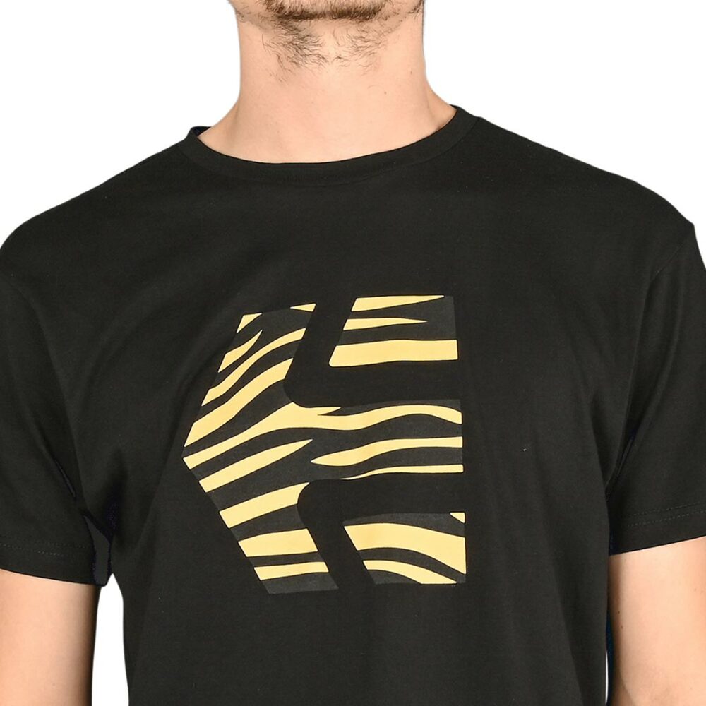 Etnies Icon Print S/S T-Shirt - Black/Orange