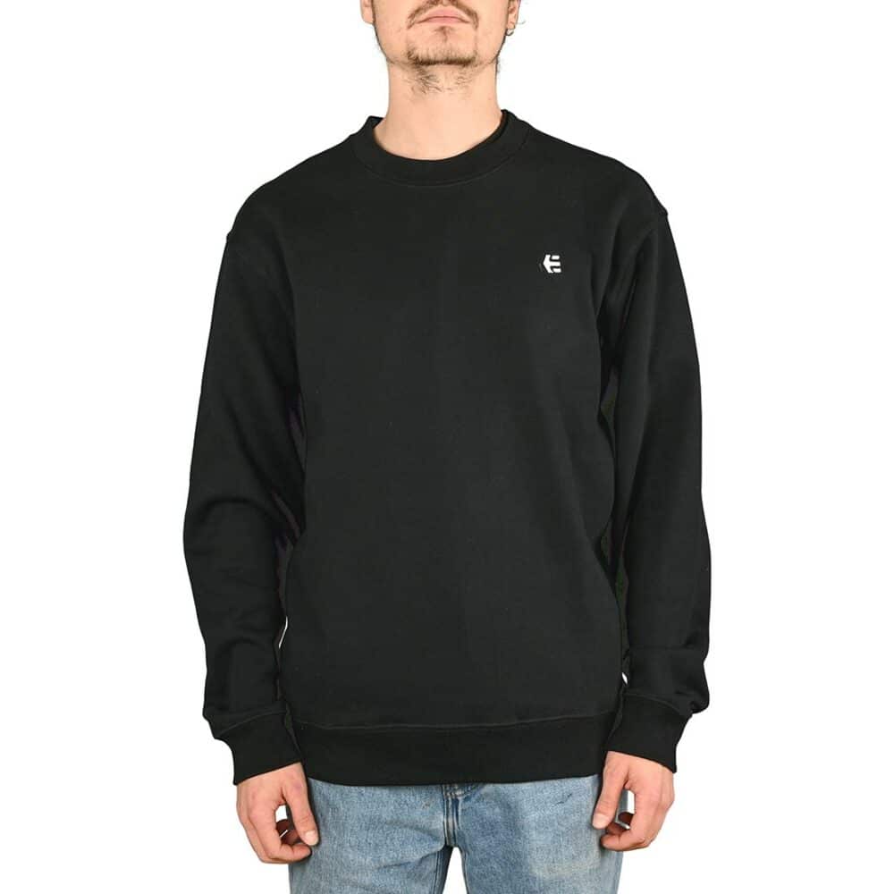 Etnies Icon Pullover Crew Sweatshirt - Black