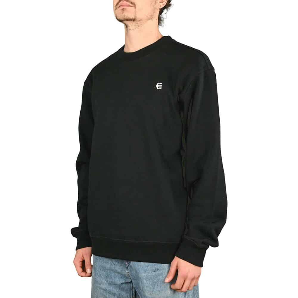 Etnies Icon Pullover Crew Sweatshirt - Black
