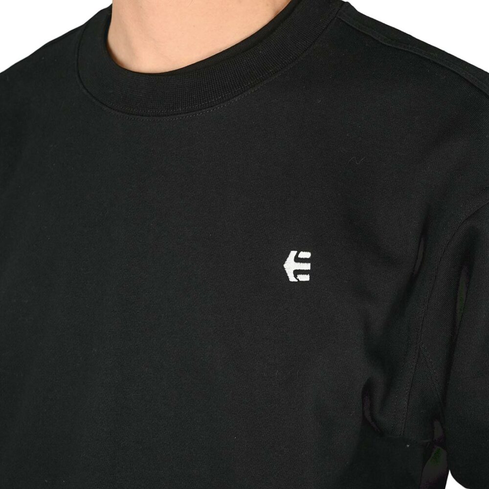 Etnies Icon Pullover Crew Sweatshirt - Black