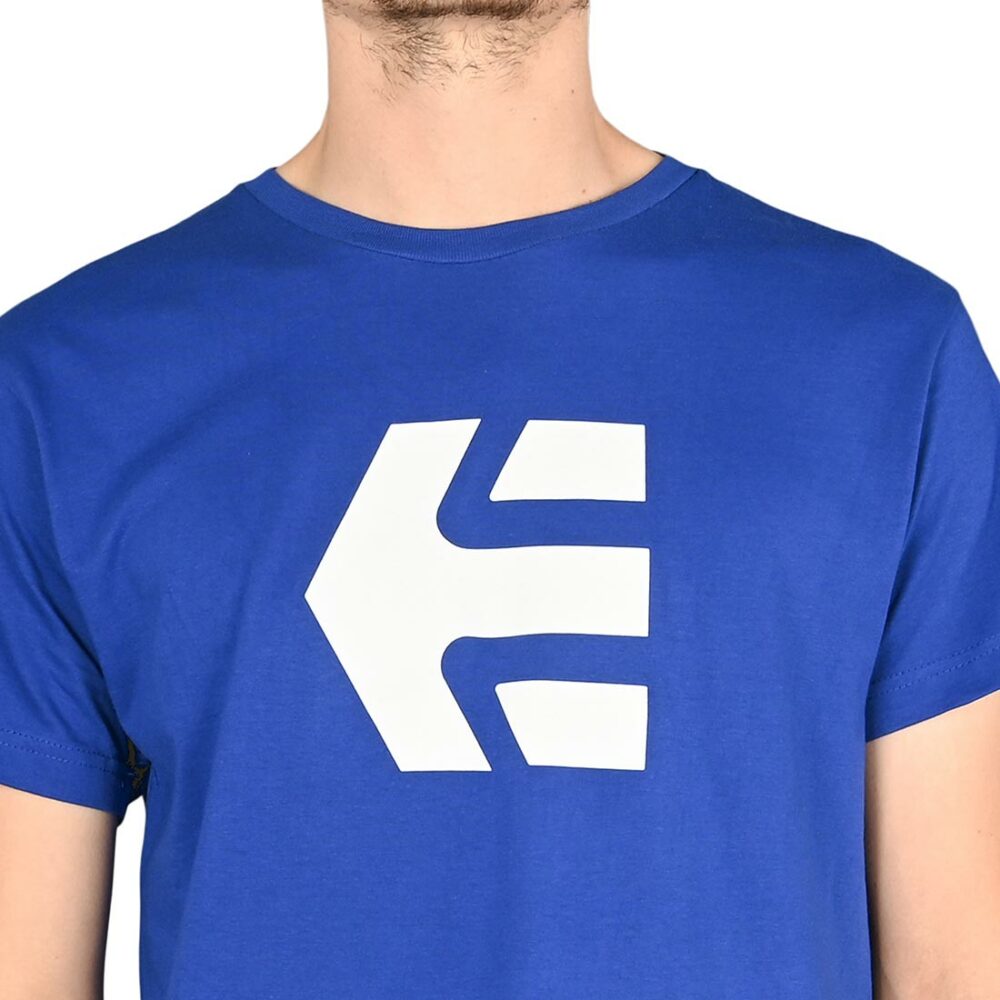 Etnies Icon S/S T-Shirt - Royal/White