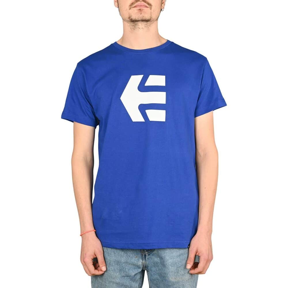 Etnies Icon S/S T-Shirt - Royal/White