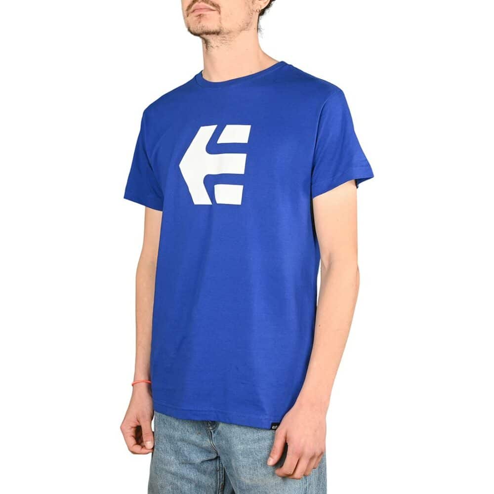 Etnies Icon S/S T-Shirt - Royal/White