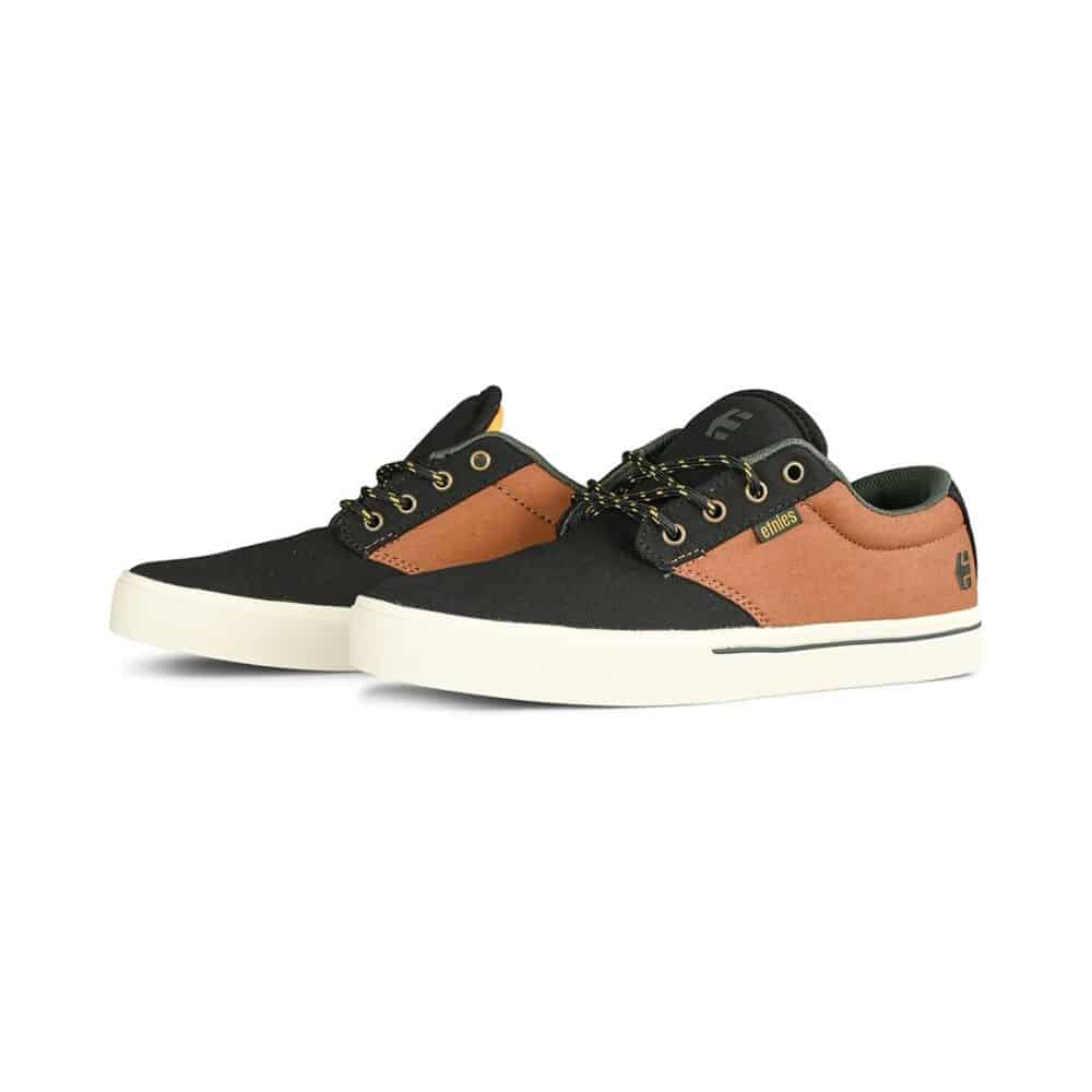 Etnies Jameson 2 Eco Shoes - Black/Tan/Orange
