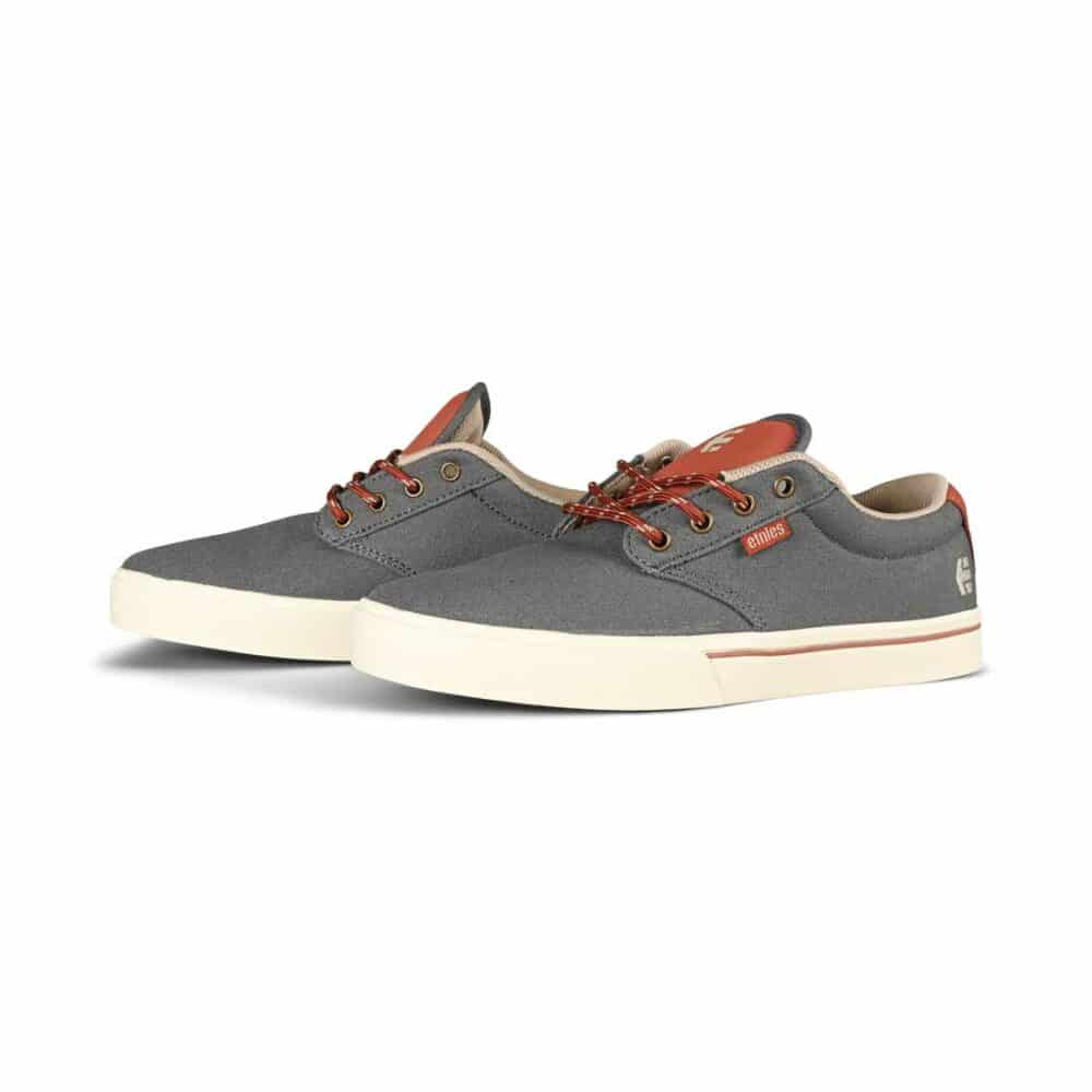 Etnies Jameson 2 Eco Skate Shoes - Grey/Orange