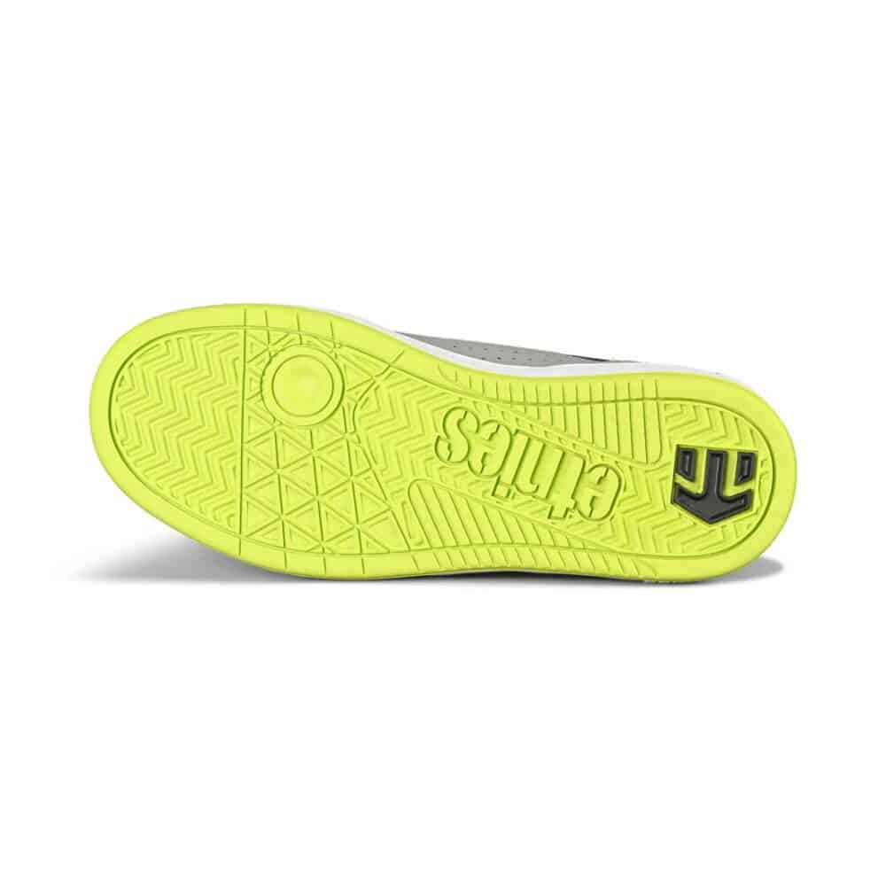 Etnies Marana (Youth) Skate Shoes - Grey/Lime/White