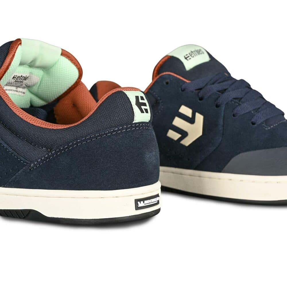 Etnies Nassim Marana Skate Shoes - Navy/Brown/White