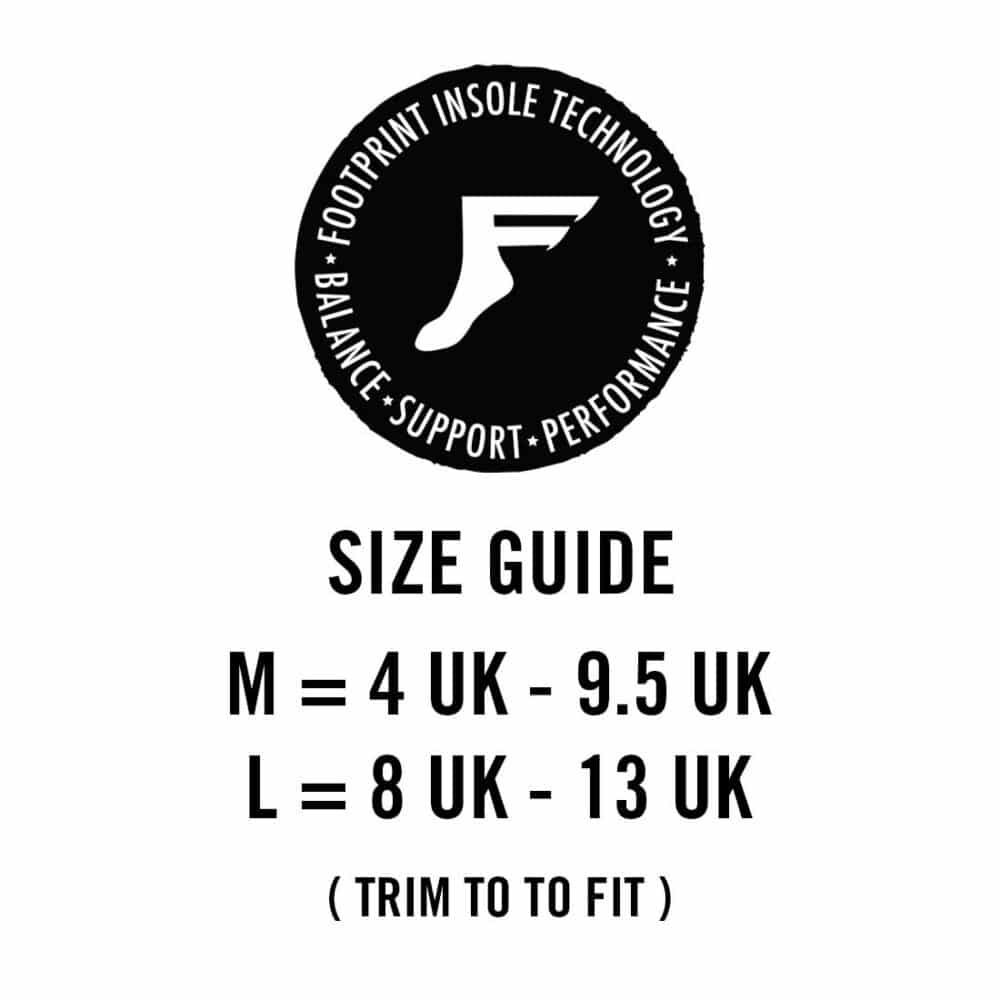 Footprint size guide