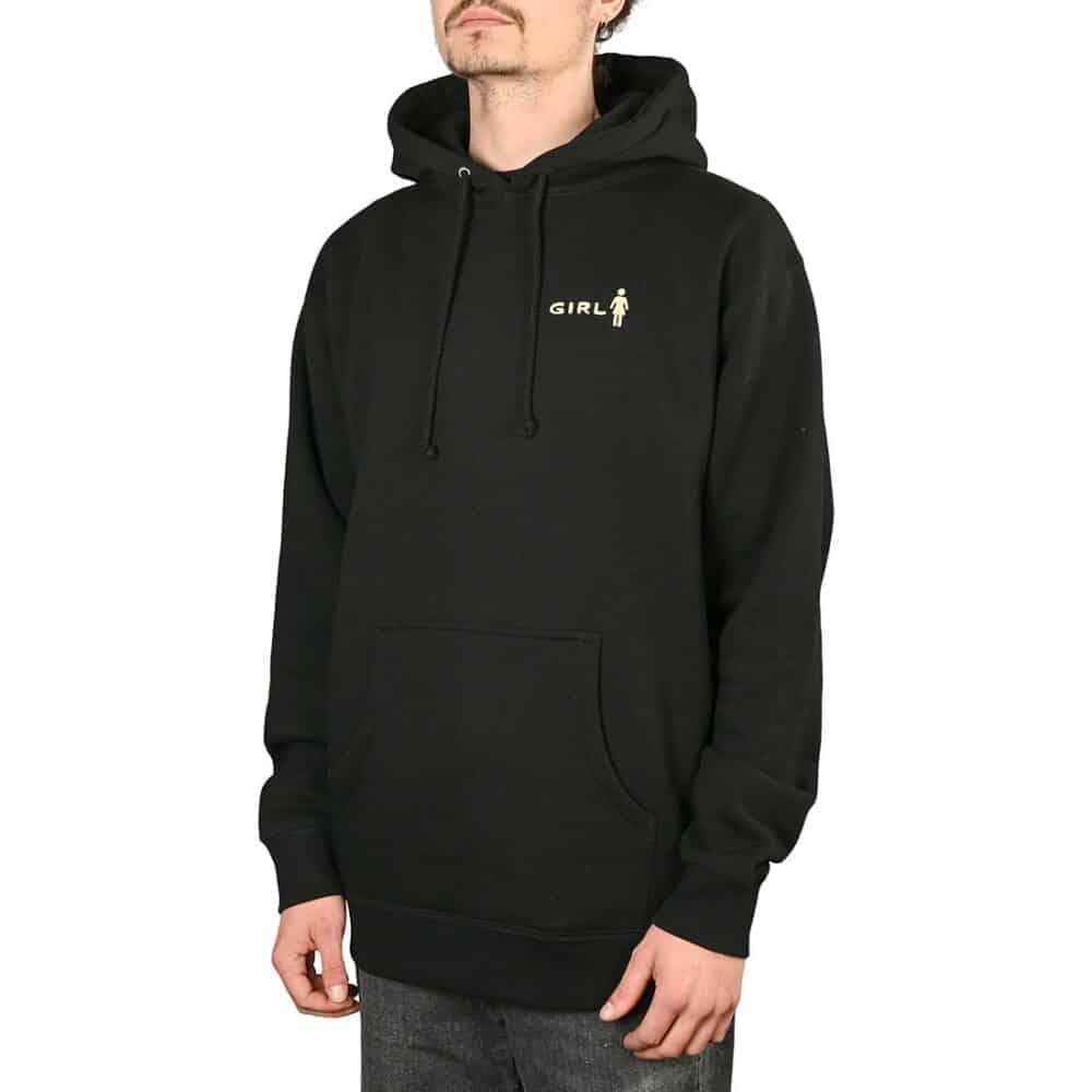 Girl Seductress Pullover Hoodie - Black