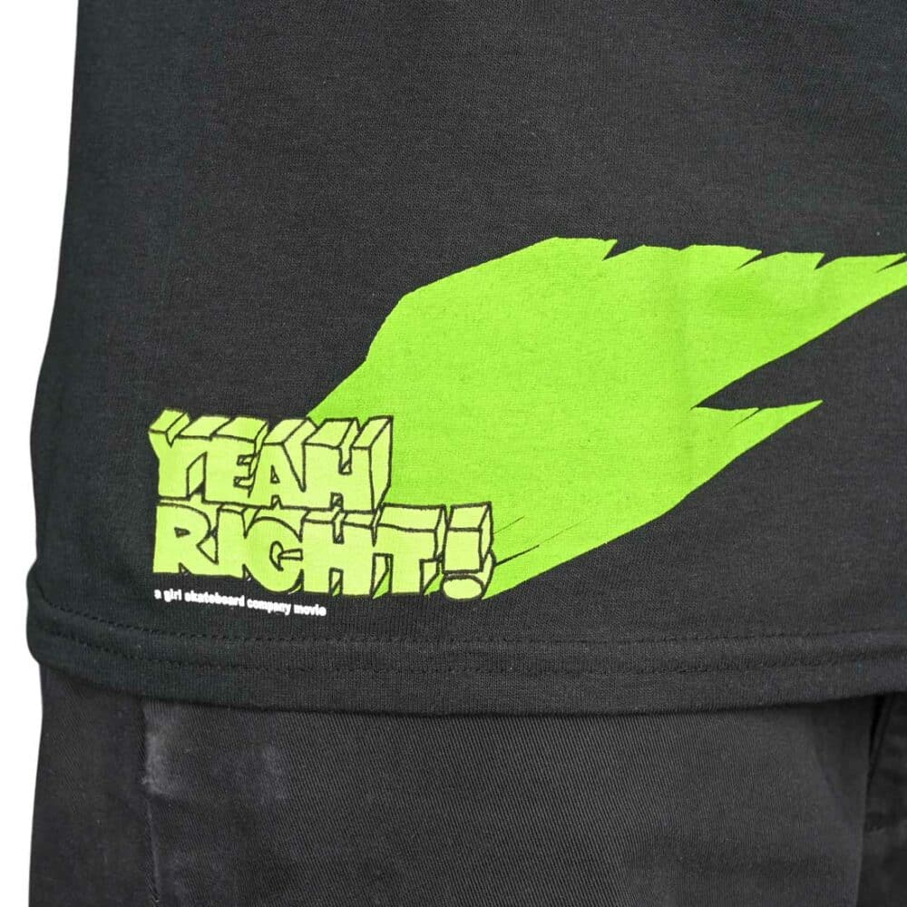 Girl Skateboards Yeah Right Shadow S/S T-Shirt - Black