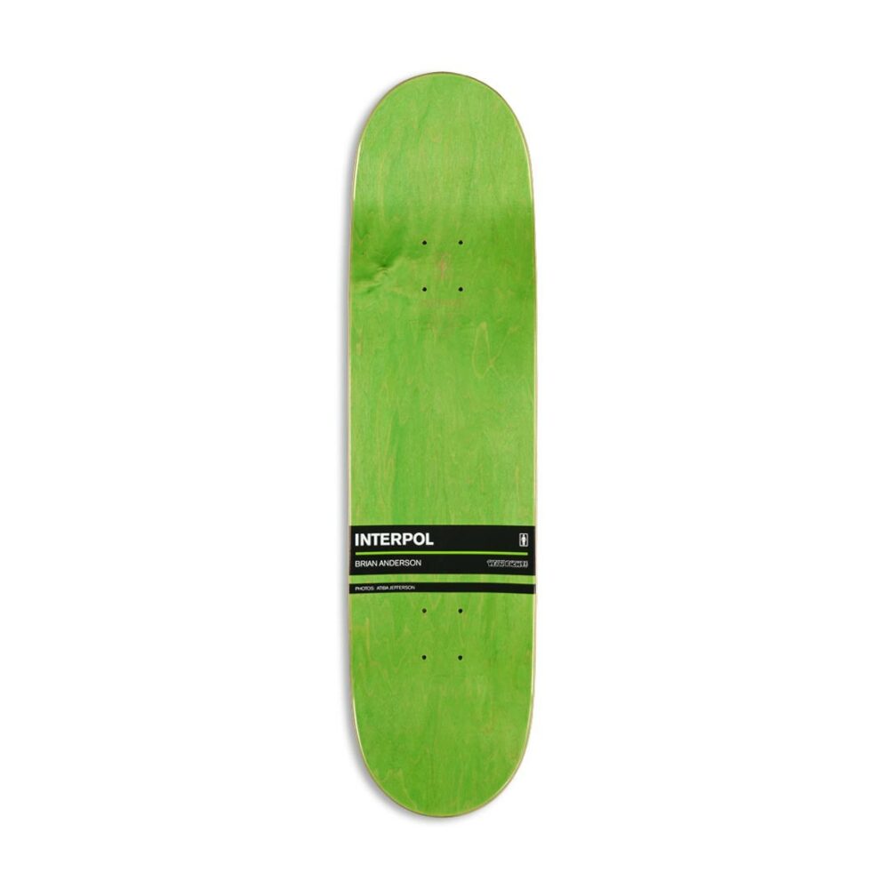 Girl Yeah Right Interpol x Brian Anderson x Atiba Skateboard Deck