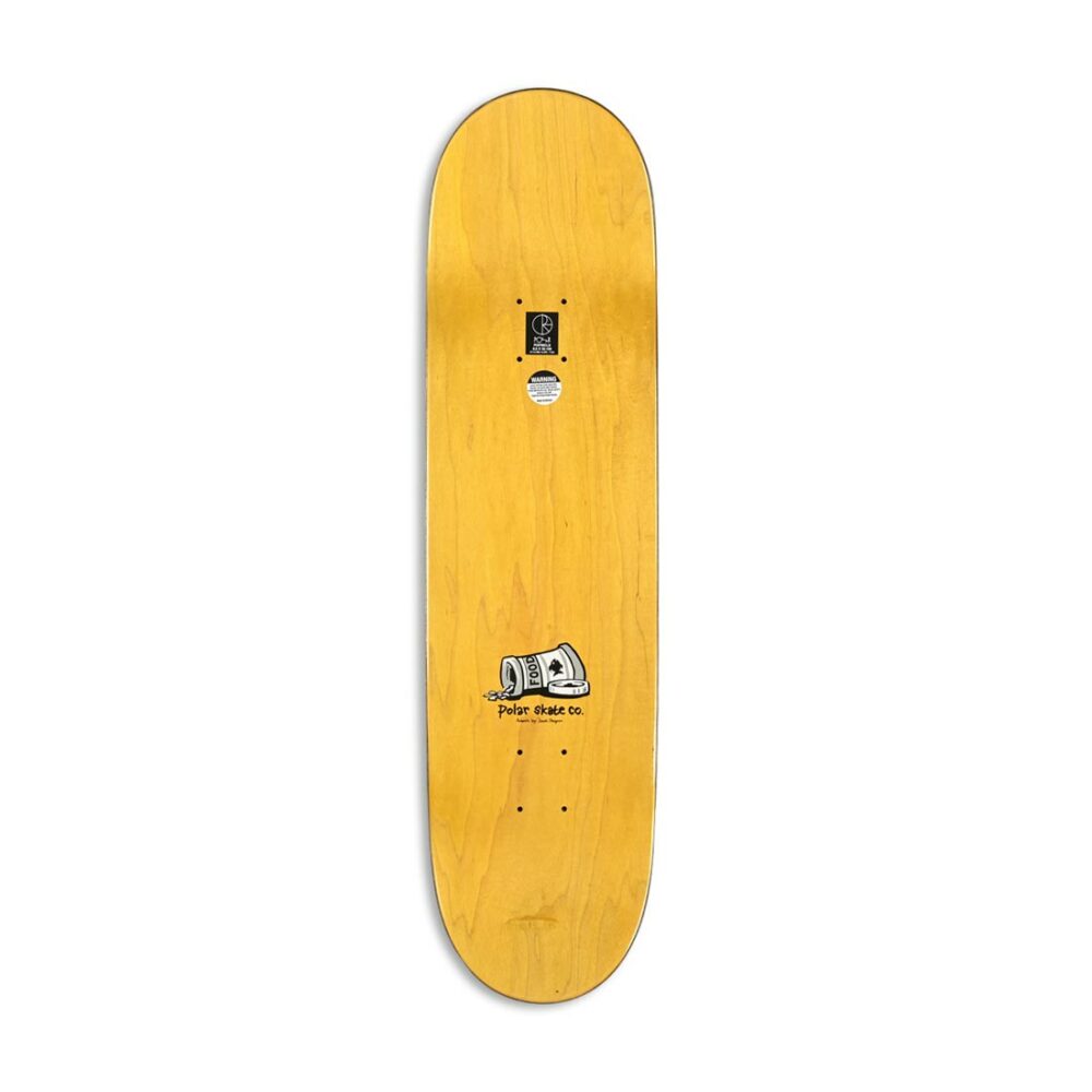 Polar Hjalte Halberg Can Food WW 8.5" Skateboard Deck - Stained