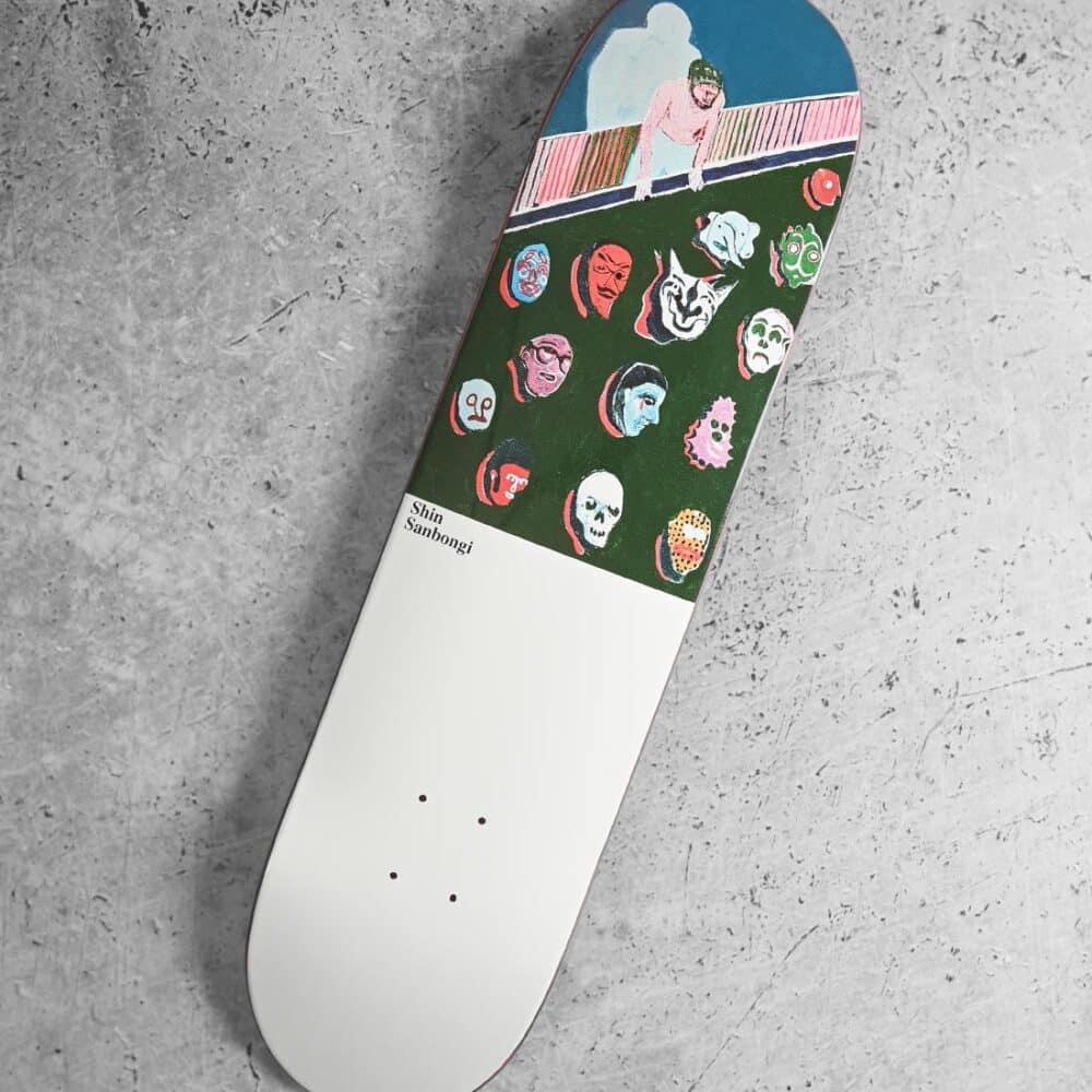 Polar Shin Sanbongi Trophy Heads Skateboard Deck