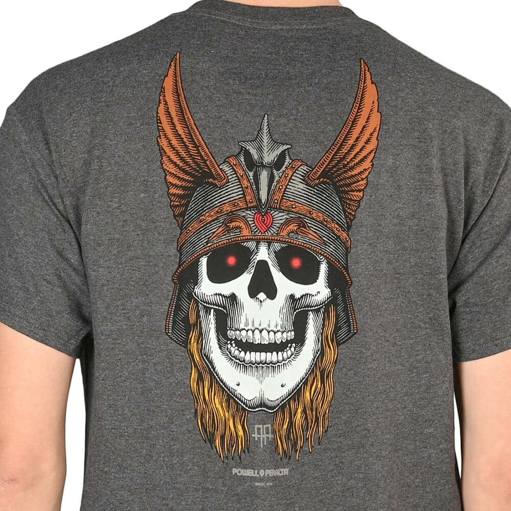 Powell Peralta Andy Anderson Skull S/S T-Shirt - Tweed