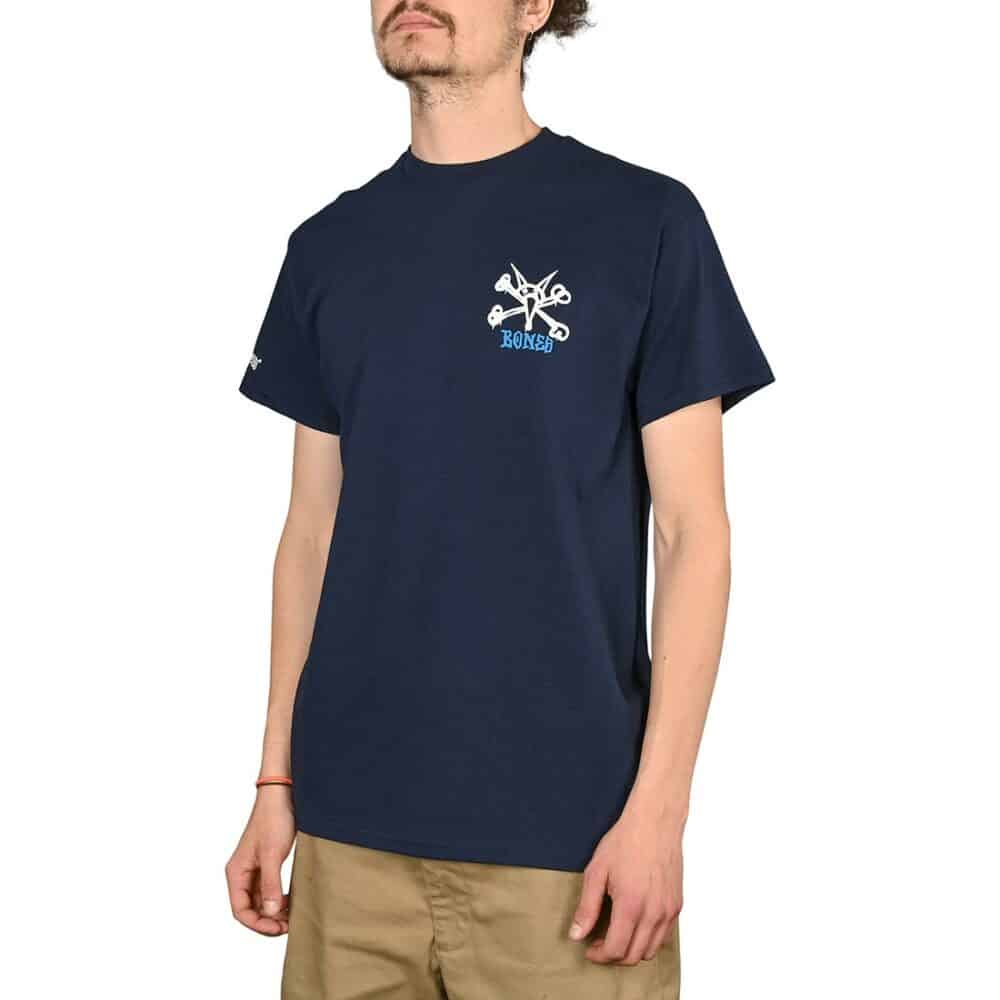 Powell Peralta Rat Bones S/S T-Shirt - Navy