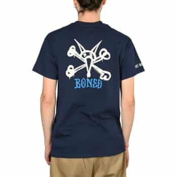 Powell Peralta Rat Bones S/S T-Shirt - Navy