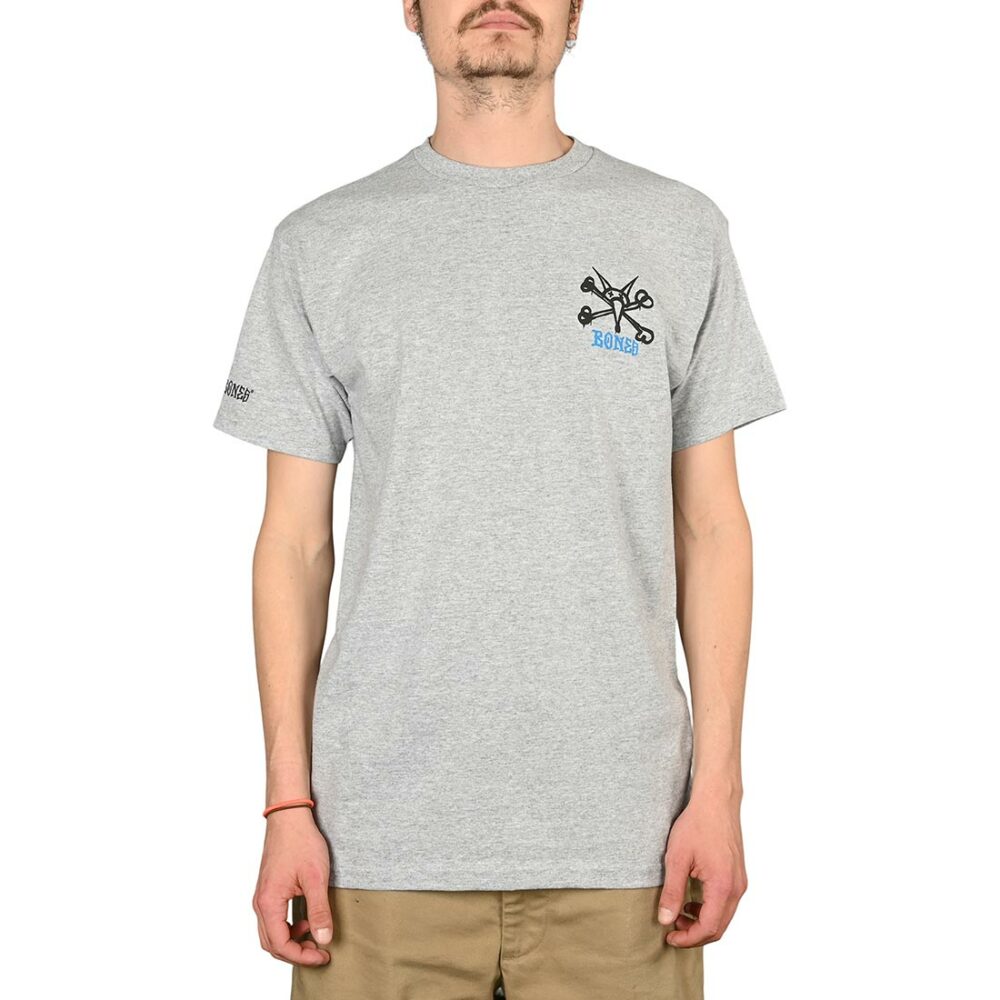 Powell Peralta Rat Bones S/S T-Shirt - Sport Grey