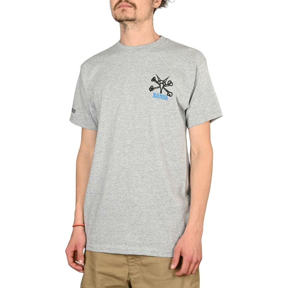 Powell Peralta Rat Bones S/S T-Shirt - Sport Grey