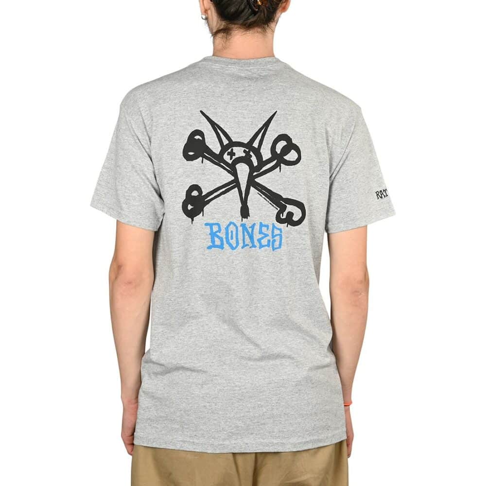 Powell Peralta Rat Bones S/S T-Shirt - Sport Grey