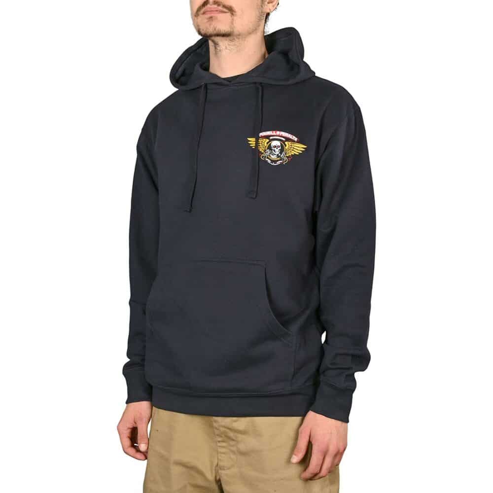 Powell Peralta Winged Ripper Pullover Hoodie - Navy