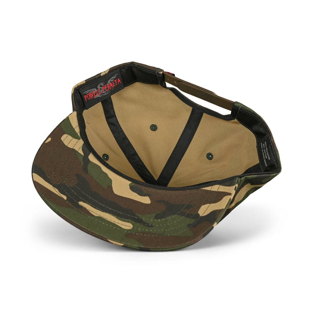 Powell Peralta Winged Ripper Snapback Cap - Camo