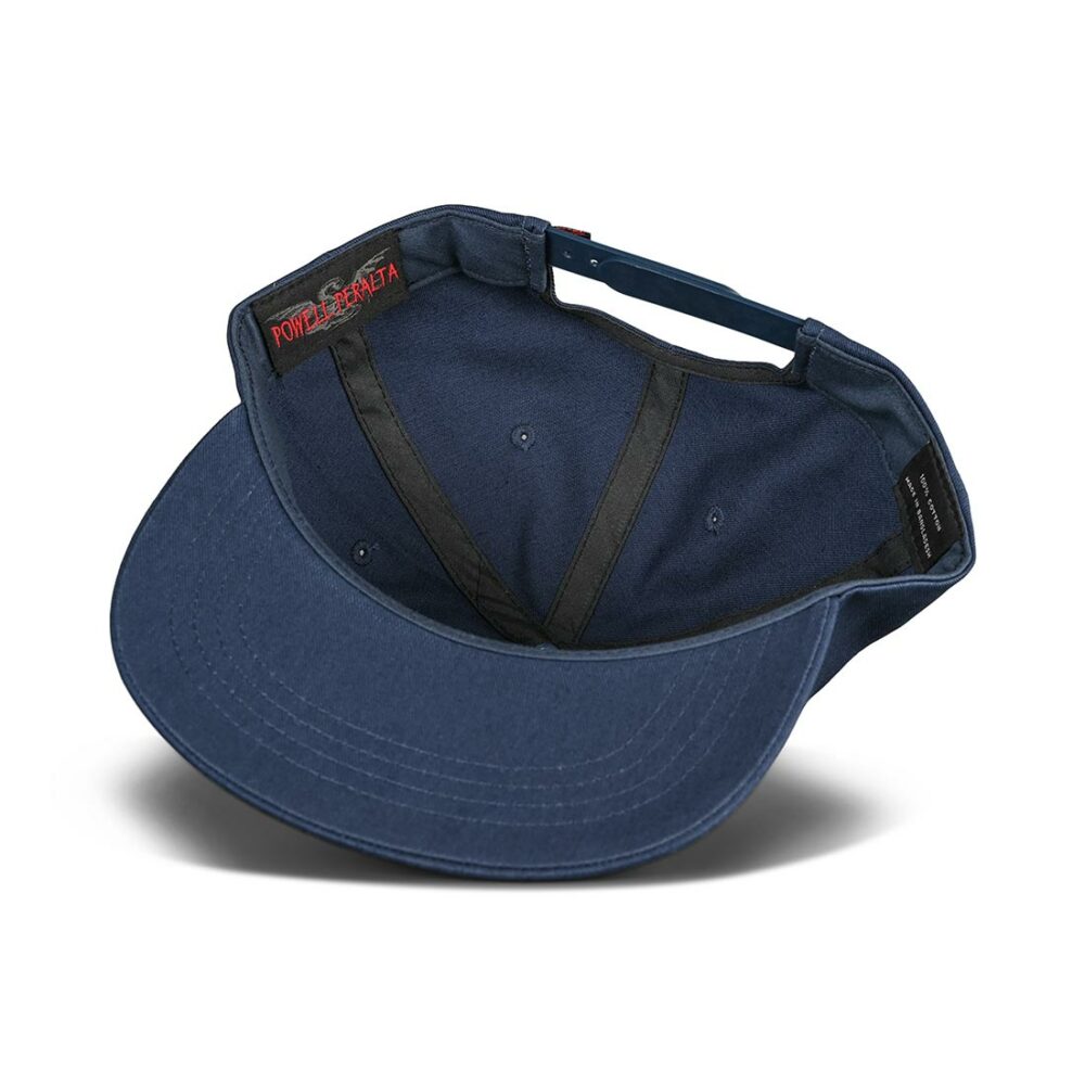 Powell Peralta Winged Ripper Snapback Cap - Navy