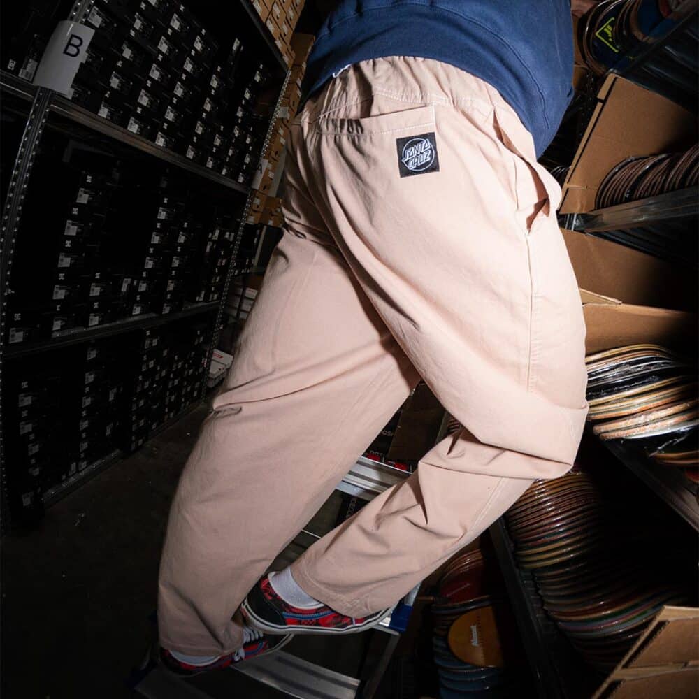 Santa Cruz Tab Pants - Mushroom/White