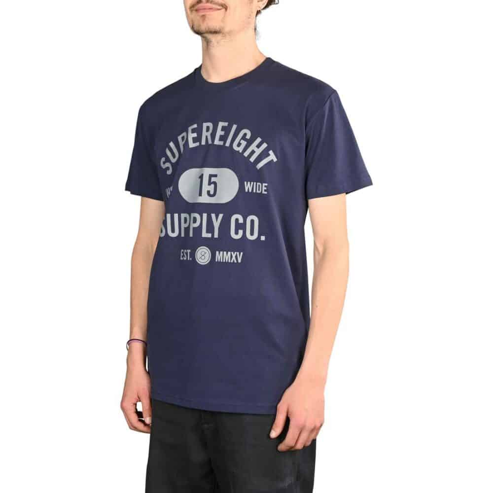 Supereight Supply Co Owl S/S T-Shirt - Navy