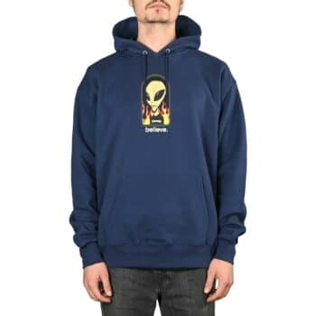 Thrasher x AWS Believe Pullover Hoodie - Navy
