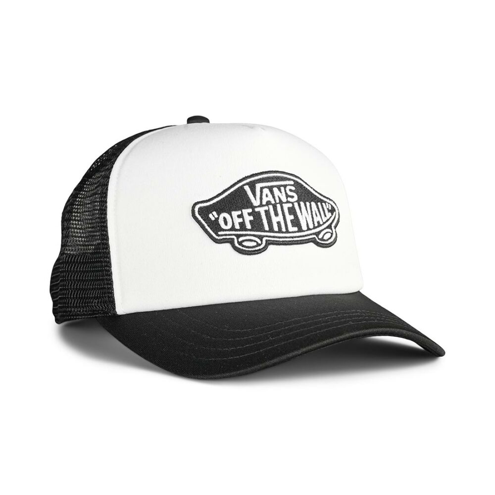 Vans Classic Patch Curved Brim Trucker Hat - Black/White