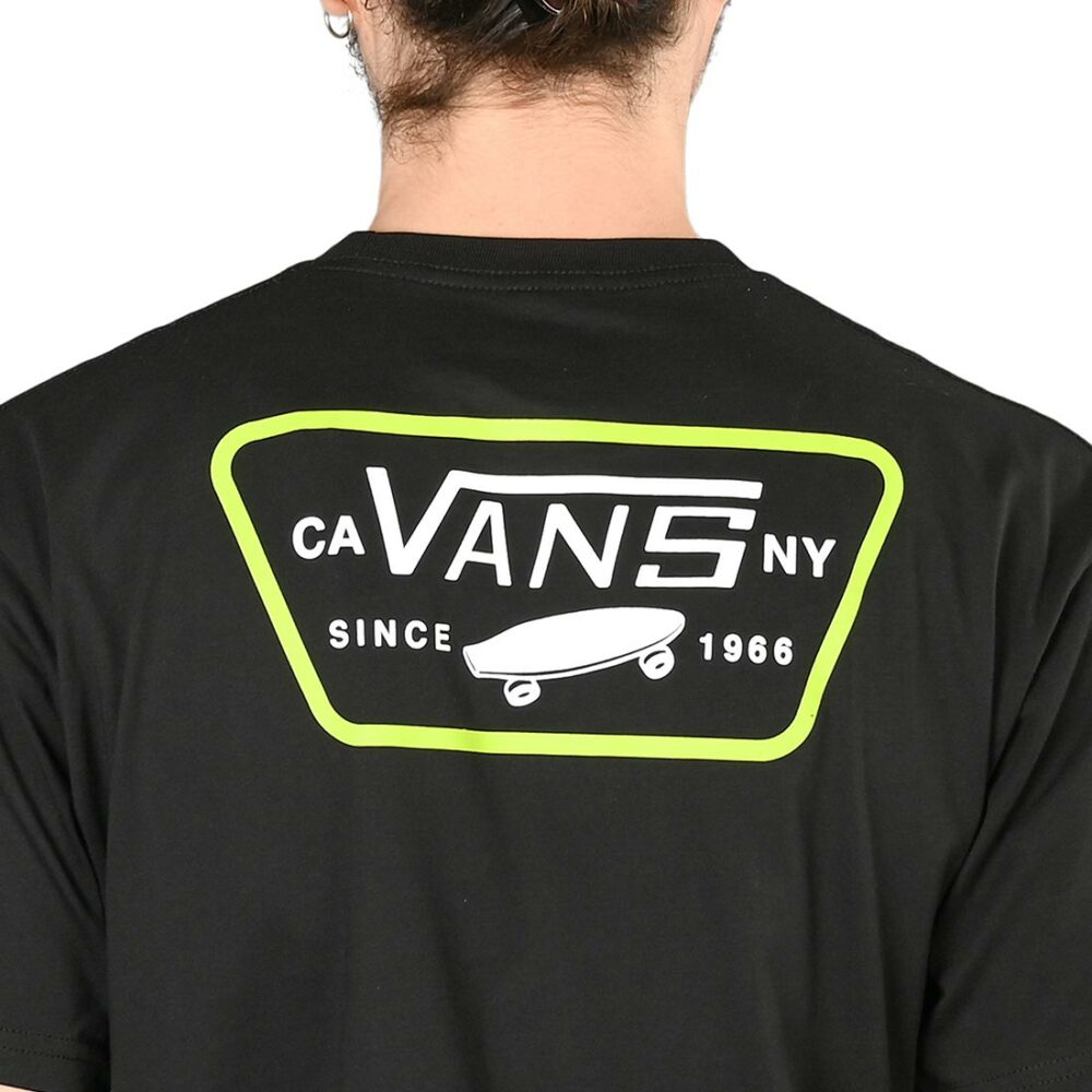 Vans Full Patch Back S/S T-Shirt - Black/Lime