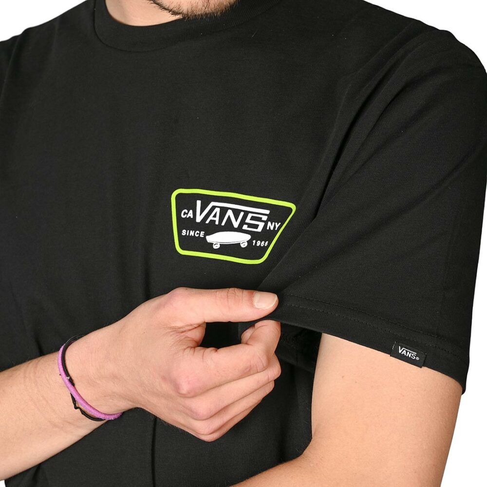 Vans Full Patch Back S/S T-Shirt - Black/Lime