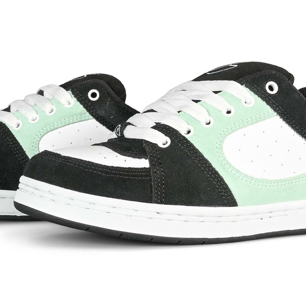 eS Accel OG Skate Shoes - Black/White/Turquoise - Supereight
