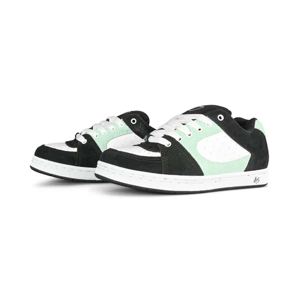 eS Accel OG Skate Shoes - Black/White/Turquoise