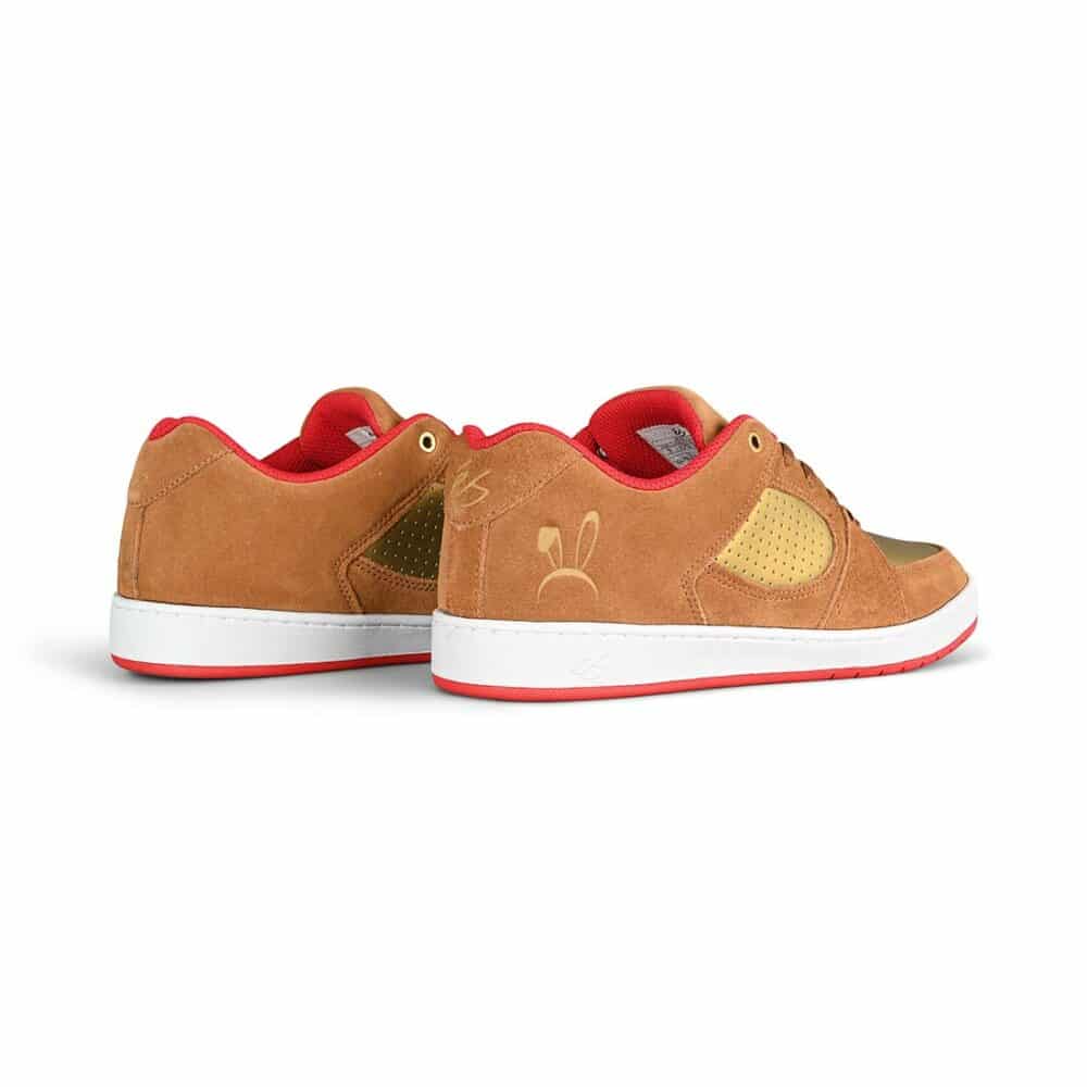 eS Accel Slim Skate Shoes - Brown/Bling/Bling