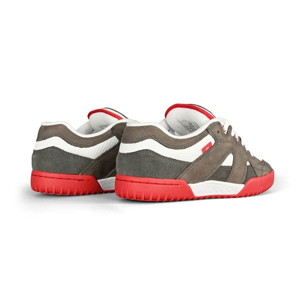 eS One Nine 7 Skate Shoes - Grey/White/Red