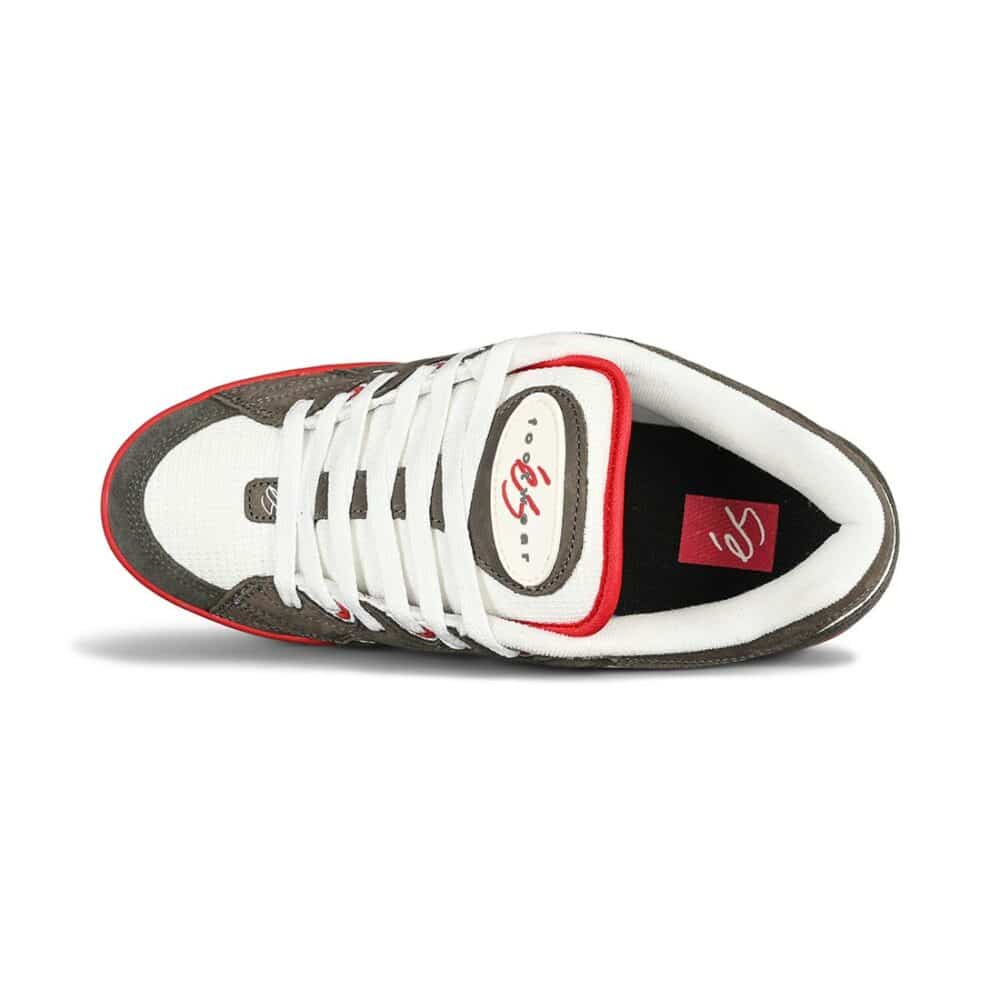 eS One Nine 7 Skate Shoes - Grey/White/Red