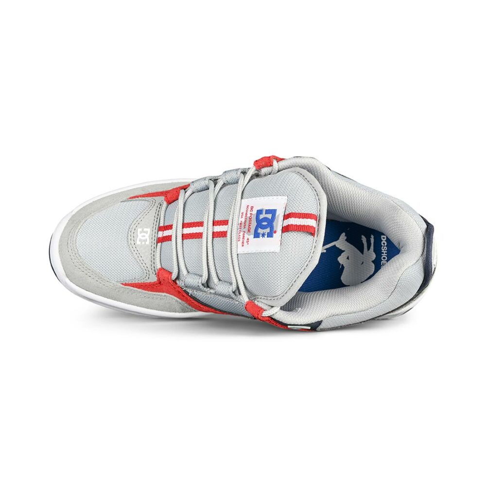 DC Kalynx Zero S Skate Shoes - Grey/Red