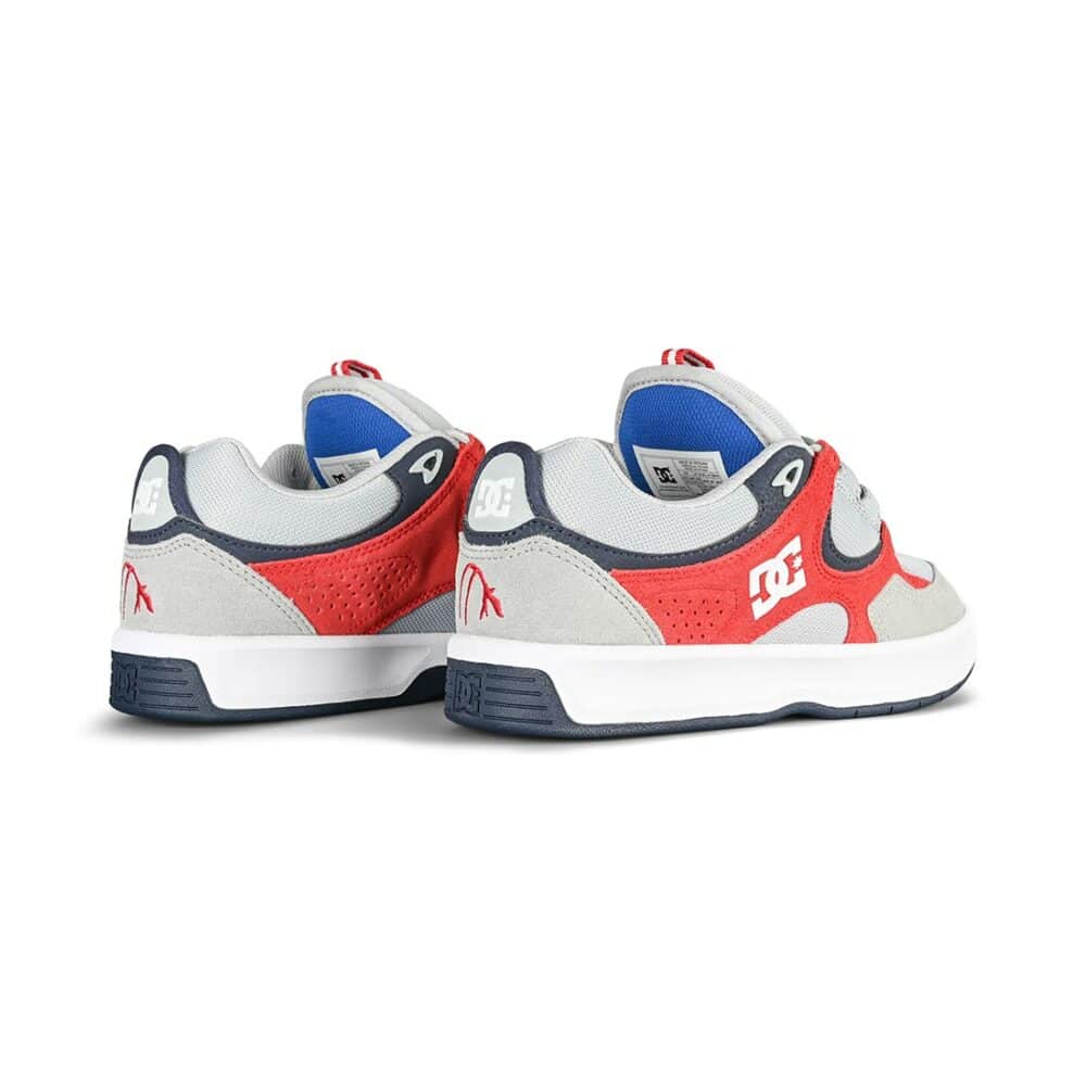 DC Kalynx Zero S Skate Shoes - Grey/Red