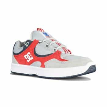 DC Kalynx Zero S Skate Shoes - Grey/Red