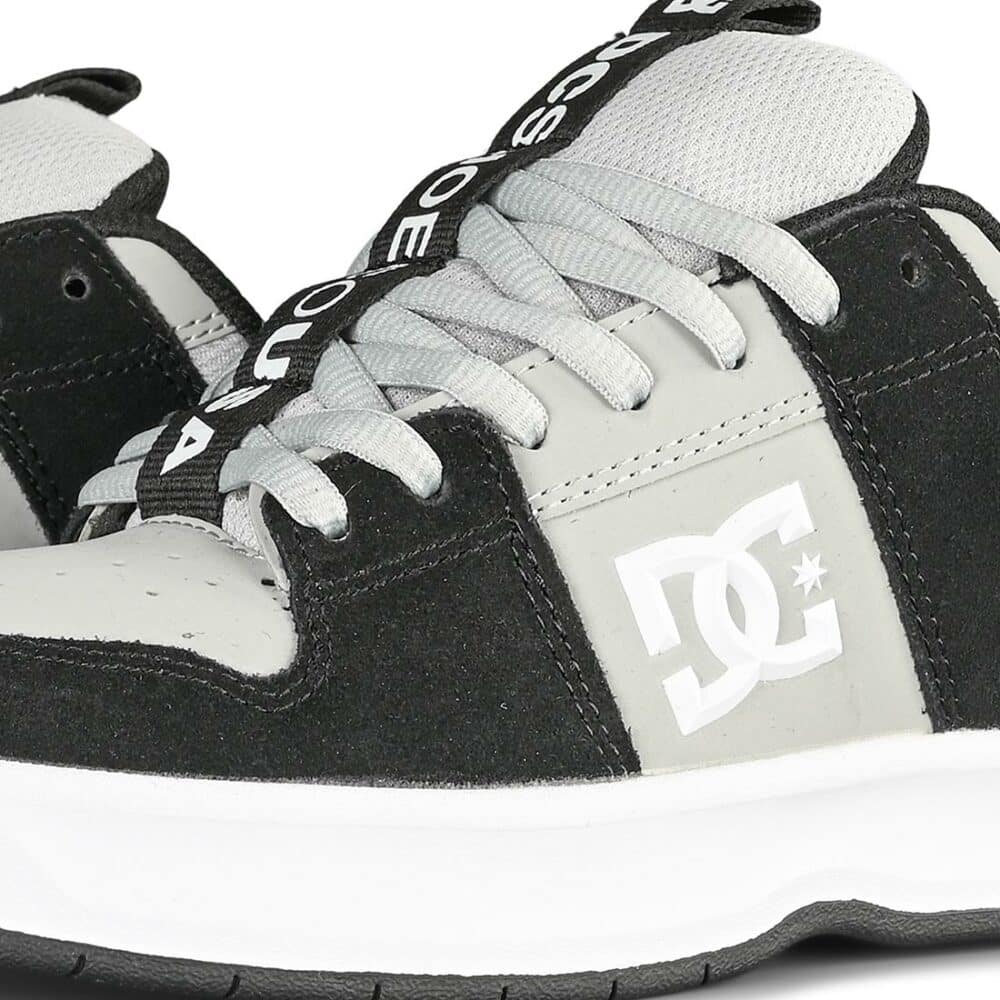 DC Lynx Zero Skate Shoes - Black/Grey/White