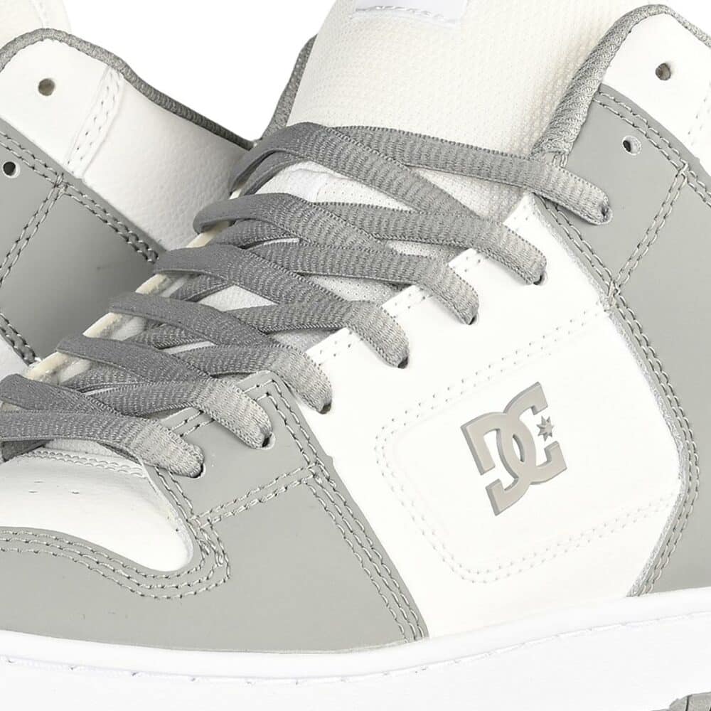 DC Manteca 4 High-Top Skate Shoes - White/Blue Jay