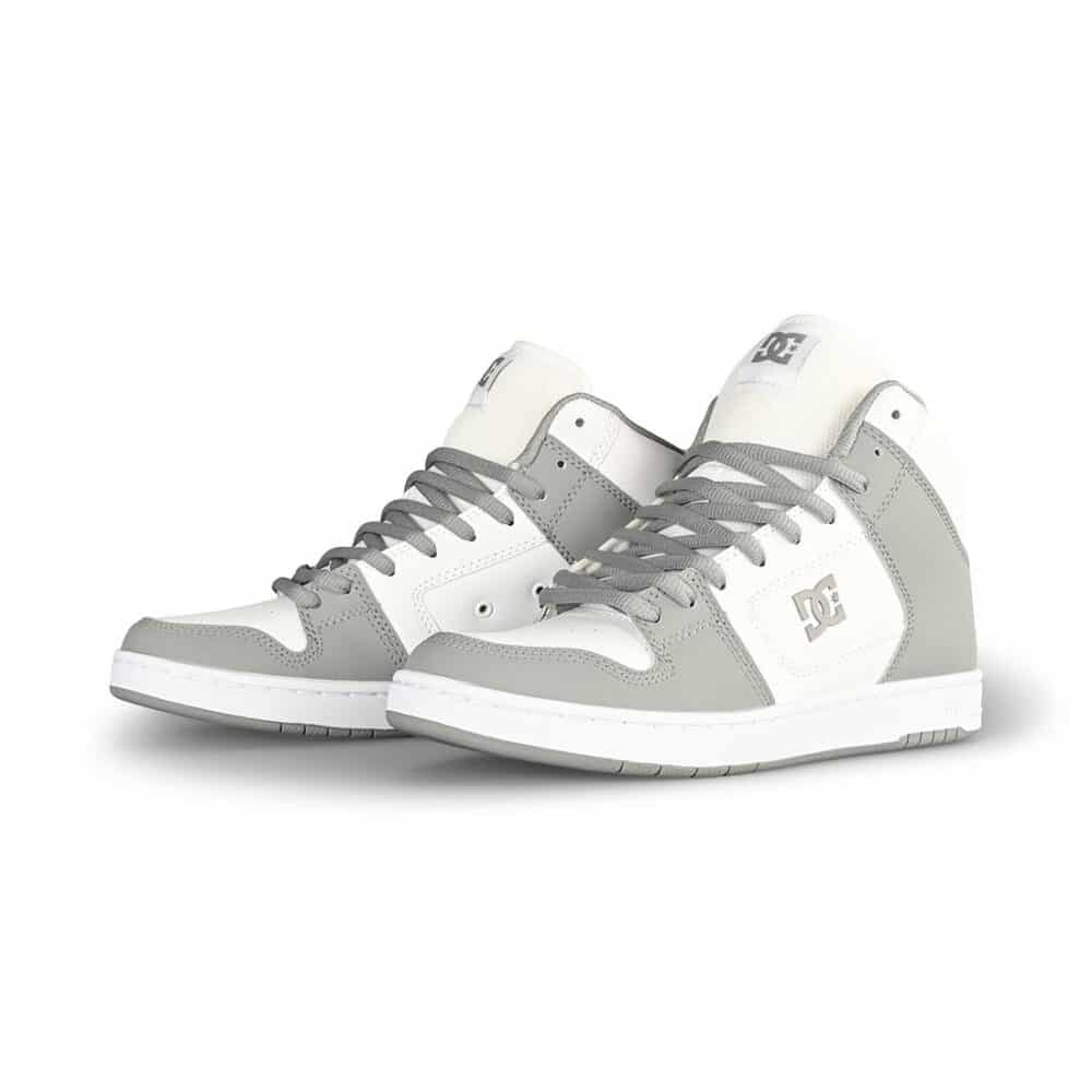 DC Manteca 4 High-Top Skate Shoes - White/Blue Jay